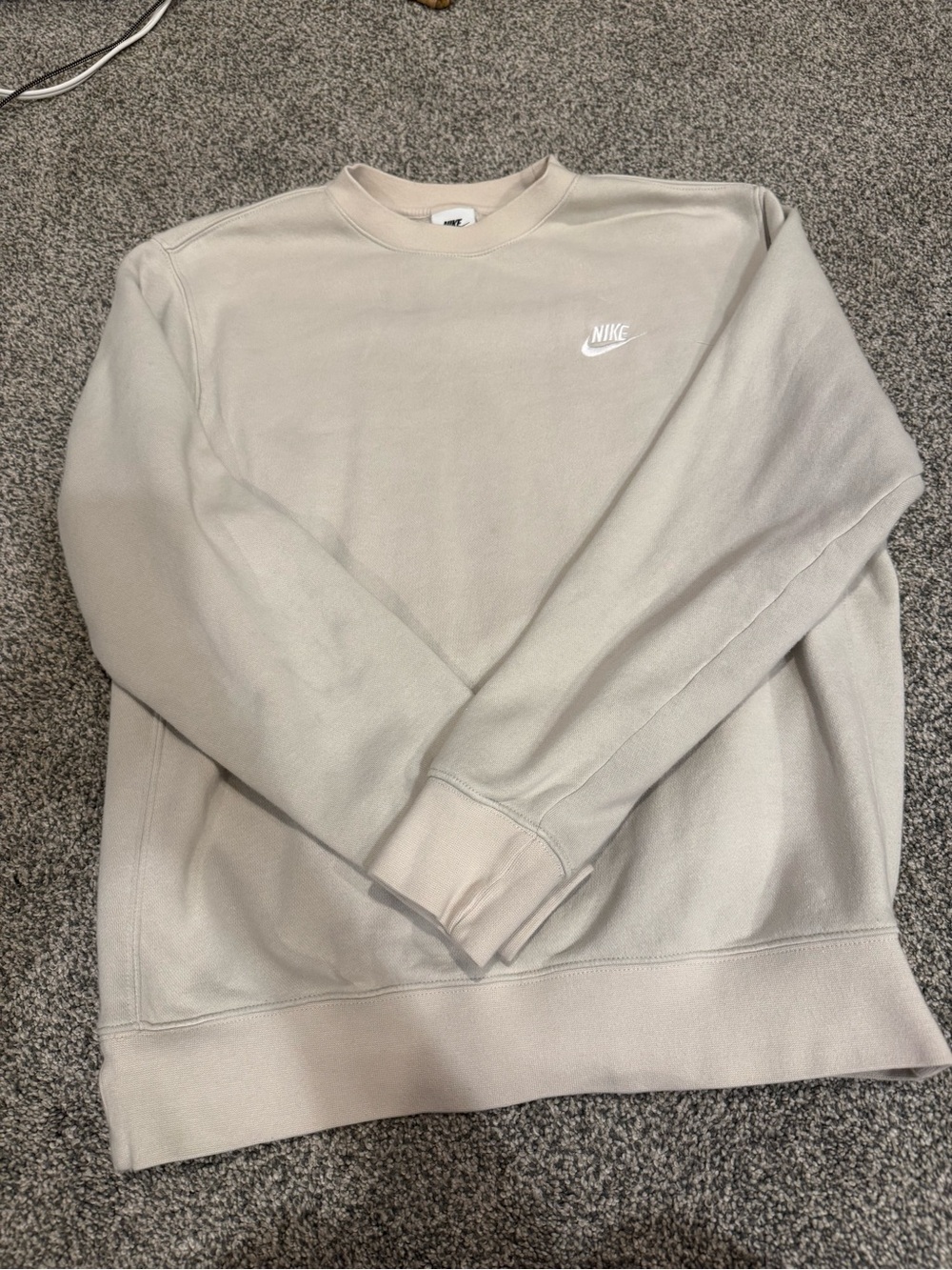 Bone white Nike women’s crew neck
